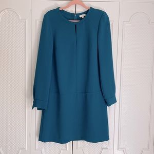 Shoshanna Teal Shift Dress size 8, GUC